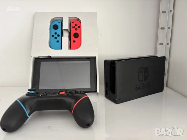 Nintendo Switch пълен комплект, снимка 3 - Nintendo конзоли - 55809098