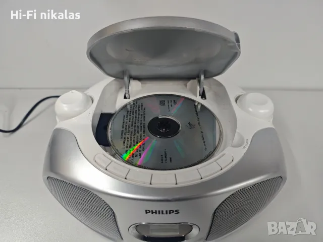 FM радио CD плейър PHILIPS AZ105S, снимка 3 - Радиокасетофони, транзистори - 48403089