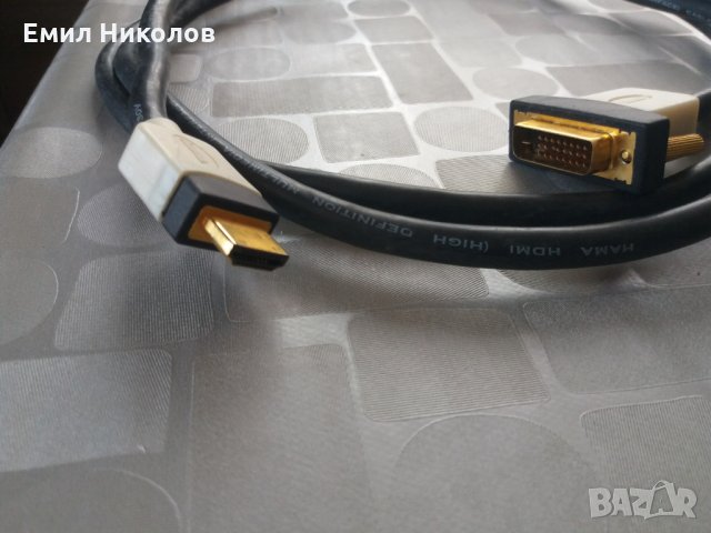 преходни на Apple USB-C to DVI и HDMI to DVI кабел, снимка 3 - Аксесоари за Apple - 33742497