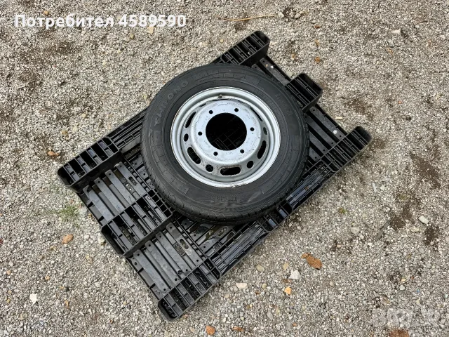 Резервна гума+Джанта 16цола 6x205 за ДВОЙНА ГУМА Mercedes Sprinter(2006-2026),Vw Crafter(2006-2017), снимка 3 - Гуми и джанти - 55668026
