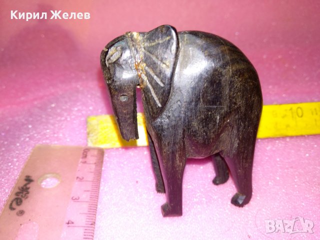СИМПАТИЧНО ДЪРВЕНО СЛОНЧЕ МАЙСТОРСКА ХУДОЖЕСТВЕНА РЪЧНА ИЗРАБОТКА ФИГУРКА 42892, снимка 4 - Статуетки - 44313937