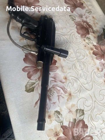 Пейнтбол Пистолет маркер комплект с маркуч – запазен, снимка 3 - Въздушно оръжие - 54173912