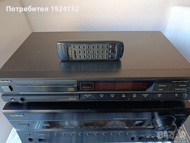 Technics CD Player SL-P 200, снимка 4 - Ресийвъри, усилватели, смесителни пултове - 53221250