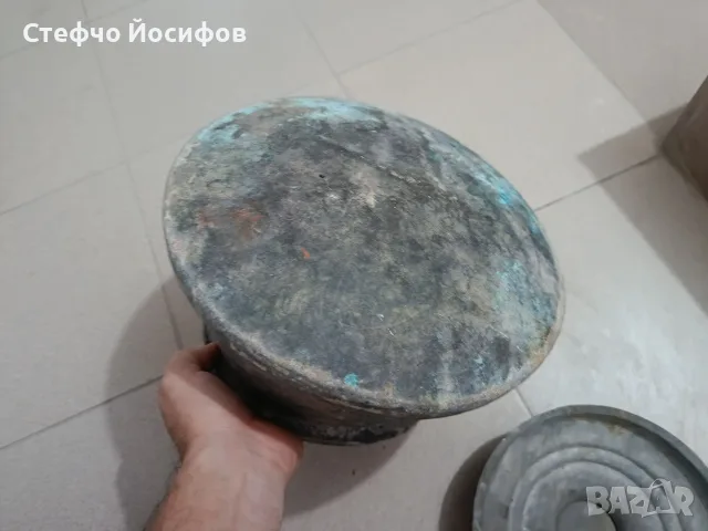 Бакърена тенджера , снимка 4 - Антикварни и старинни предмети - 56413417