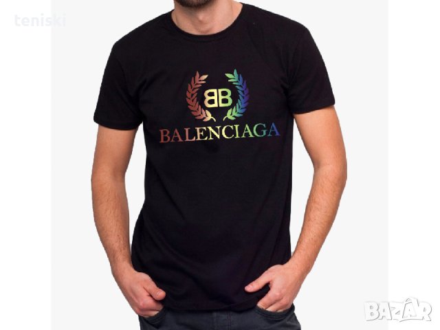 Тениски Balenciaga Принт Модели и размери, снимка 1 - Тениски - 32505783