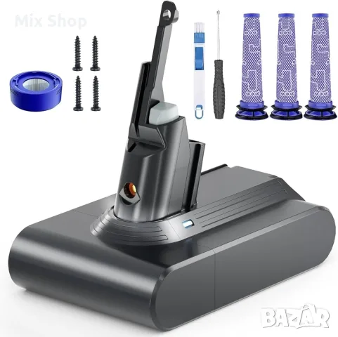 Нова Акумулаторна резервна батерия 21,6 V 8000 mAh за серия Dyson V7