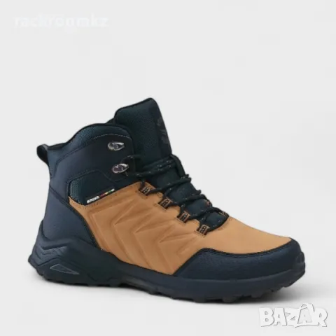 Мъжки зимни обувки в кафяв цвят модел: 31055-3 Camel