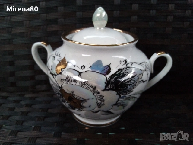 Чаен сервиз * Жемчужный * - ЛФЗ, снимка 6 - Сервизи - 54175547