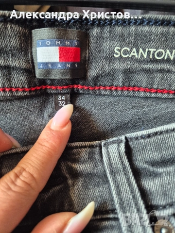 Tommy Hilfiger Мъжки дънки - W34 L32, снимка 2 - Дънки - 53910404