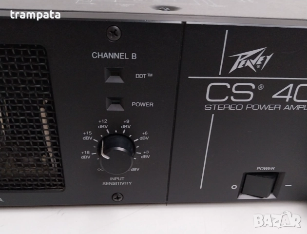 НАЙ ДОБРАТА ОФЕРТА Крайно стъпало/Усилвател Peavey CS-400 / Made in USA , снимка 4 - Ресийвъри, усилватели, смесителни пултове - 52807759