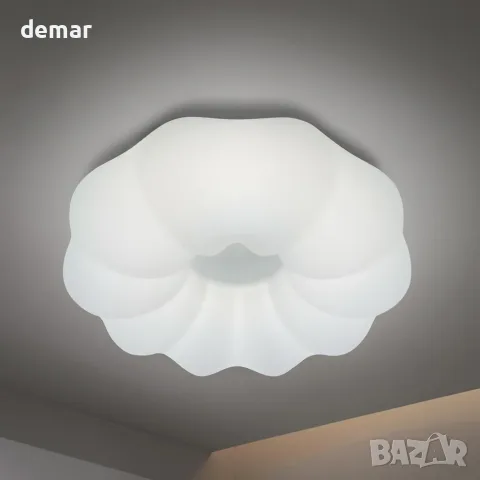 LED плафон цвете и облак 30 W със студена светлина