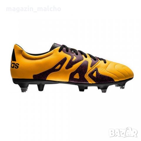 Футболни Обувки - ADIDAS X15.3 SG Leather; размери: 41, снимка 1 - Футбол - 34531232