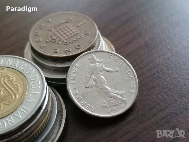 Монета - Франция - 1/2 (половин) франк | 1966г., снимка 2 - Нумизматика и бонистика - 35445745