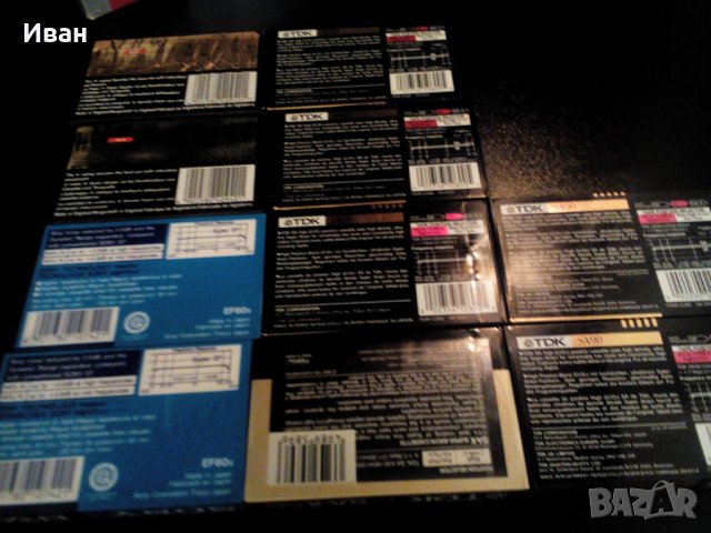 Аудио касети TDK MAXELL SONY нови, снимка 3 - Декове - 32139757