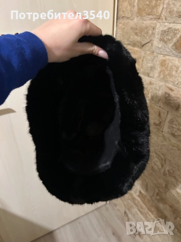 Дамска пухкава шапка, снимка 2 - Шапки - 51888679