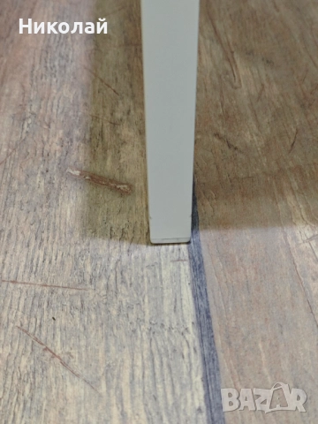 Трапезна Маса IKEA MELLTORP 75x75x72 см - Бяла с метални крака, снимка 9 - Маси - 52680843