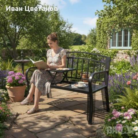 Градинска пейка 2 в 1 с разтегателна маса - удобство и функционалност