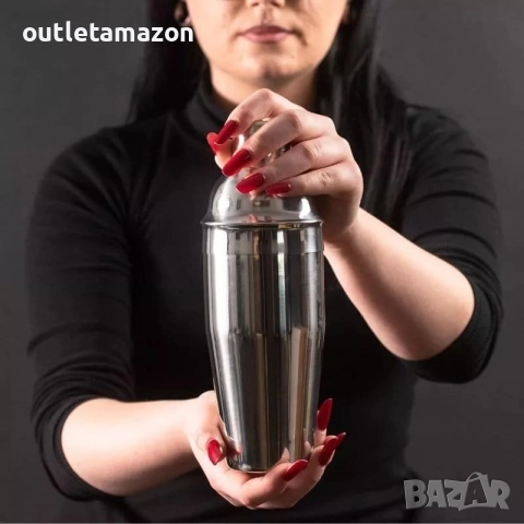 Комплект шейкър за коктейли - машина за коктейли за напитки 750 мл - подарък комплект за барман , снимка 5 - Обзавеждане за заведение - 52826488