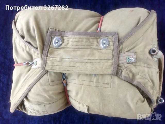 Парашут,Запасен,Съветски,Само Раница, З-1-П, снимка 8 - Антикварни и старинни предмети - 50989916