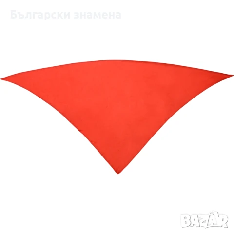 Червен триъгълен шал, снимка 2 - Шалове - 51300873