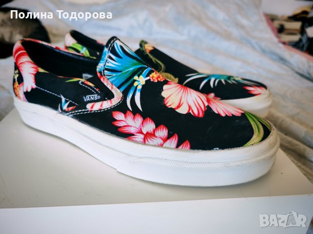 Цветни гуменки Vans, номер 36,5 , снимка 3 - Кецове - 42896845