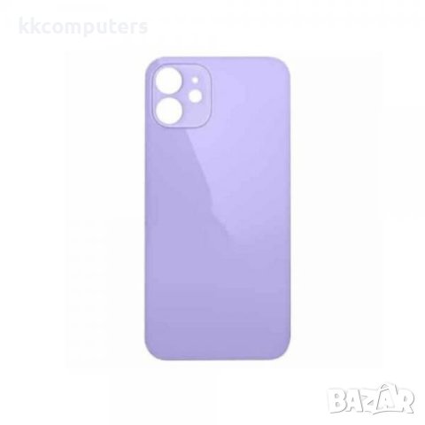 Капак батерия / Задно стъкло (BIG HOLE) за iPhone 12 6.1/ Лилав