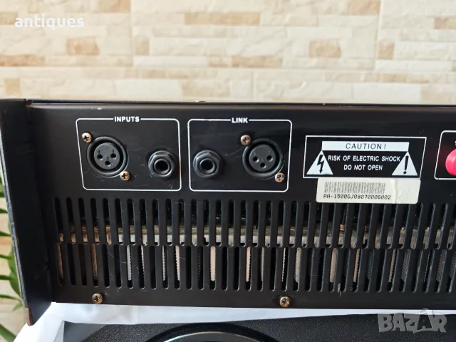 Усилвател за рак - едноканален 500W - с линия за 100V и 70V - PIP Audio AA-1500, снимка 8 - Ресийвъри, усилватели, смесителни пултове - 55897703