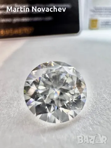 Диамант 3.5 карата , мойсанит, за бижу и подарък, снимка 6 - Други - 47125103