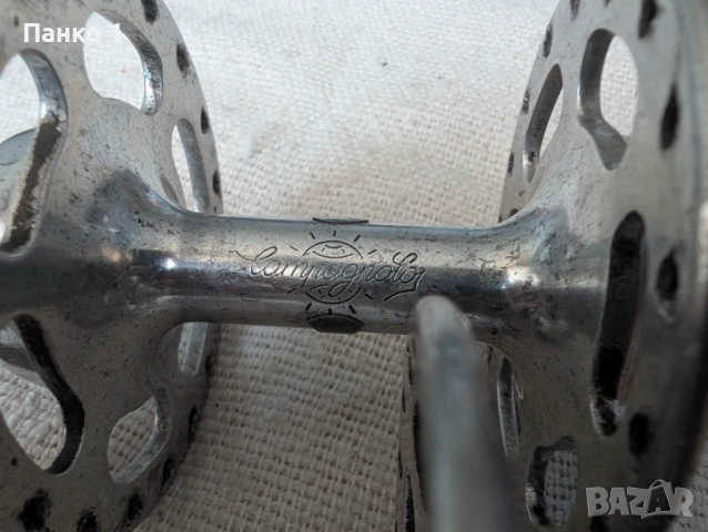 Ретро Шосеейни Главини Широк Фланец Campagnolo, снимка 3 - Части за велосипеди - 53969259