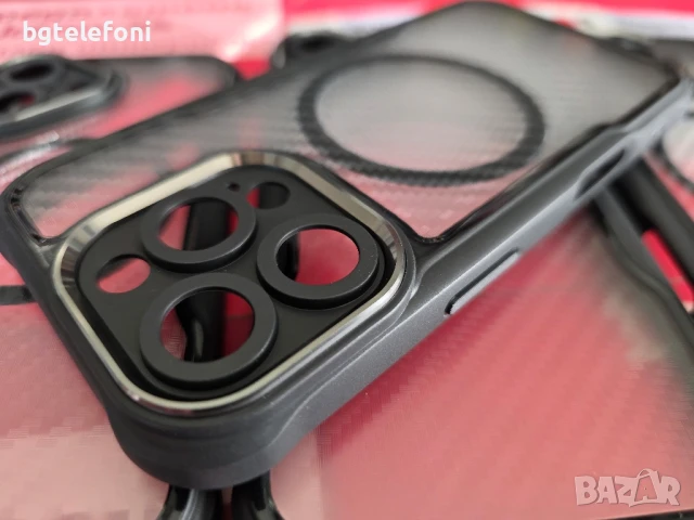 iphone 16,16+,16 Pro,16 Pro Max  твърди гърбове с Magsafe, снимка 8 - Калъфи, кейсове - 50716368