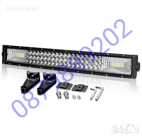 Лед Бар  - ЛЕД бар 7D 55см 324W,10-30v, снимка 2 - Аксесоари и консумативи - 29771073