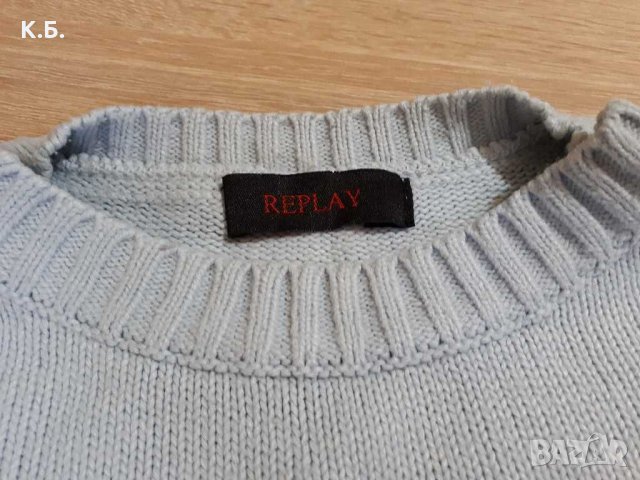 Мъжки пуловер ,,REPLAY" р-е L/XL, снимка 4 - Пуловери - 35033694