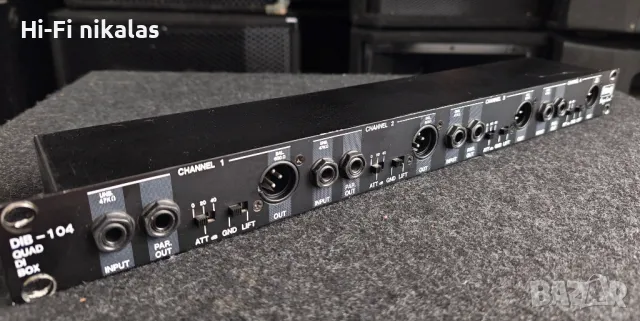 DI бокс пасивен жак вход изход iMG stage line DIB-104, снимка 4 - Ресийвъри, усилватели, смесителни пултове - 50378494