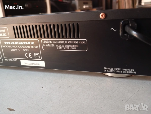 MARANTZ CD Player CD6000 OSE, снимка 12 - Аудиосистеми - 54357832