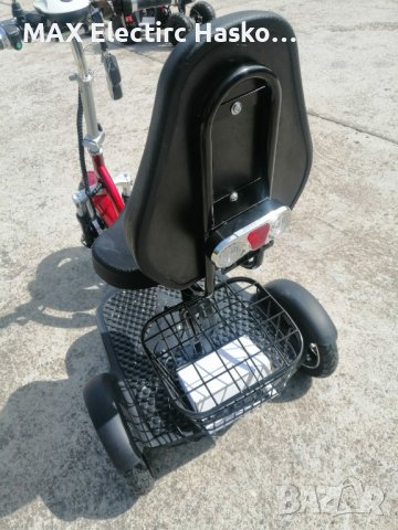 Електрическа Триколка А3 500W/48V/12Ah - RED (с предно предаване), снимка 7 - Мотоциклети и мототехника - 37602246