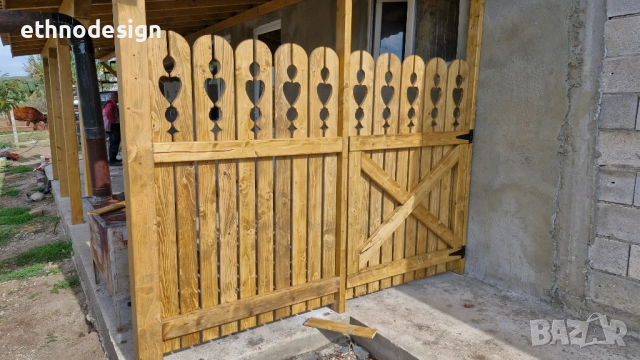 Изработвам дървени парапети, огради, порти, облицовки, декорация от дърво, снимка 16 - Дърводелски услуги - 37965533