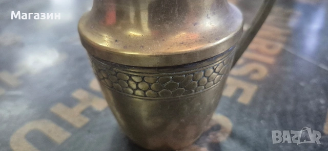 Каничка от месинг , снимка 2 - Антикварни и старинни предмети - 54121740