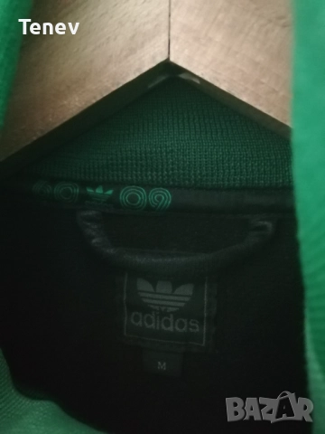 Adidas Chile 62 оригинално ретро горнище черно/зелено мъжко vintage Originals , снимка 8 - Спортни дрехи, екипи - 48228840