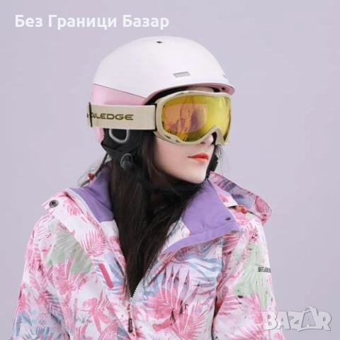 Нови Унисекс Ски Очила OTG UV400 Anti Fog За Ски Сноуборд дизайн за каска, снимка 5 - Зимни спортове - 53963719