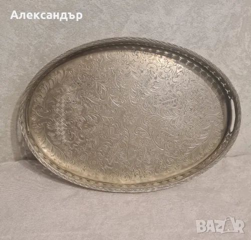 Старинен арабски посребрен сервиз , снимка 6 - Антикварни и старинни предмети - 47983619