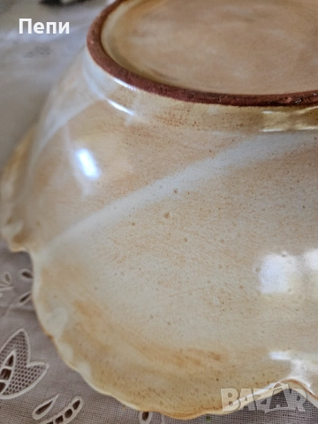 Керамична фруктиера, снимка 4 - Антикварни и старинни предмети - 52140127