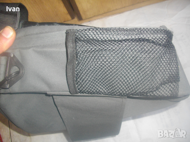Голяма Чанта Пътна/Туристическа/За Лаптоп-490х320х110мм-Сиво/Черна-Почти Нова-Отлична-Здрав Плат, снимка 18 - Чанти - 44528649