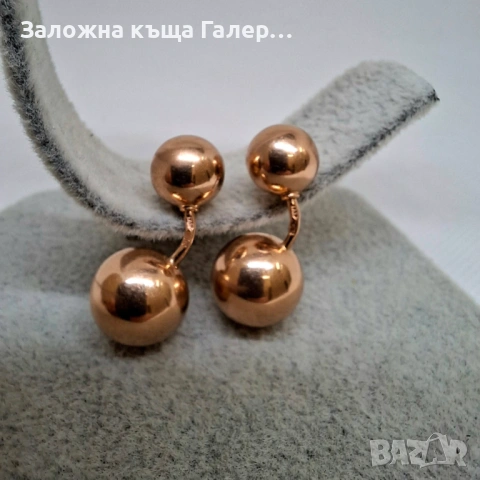 Винтидж златни обеци, 4,98г – класика и неподвластен на времето стил, снимка 3 - Обеци - 54216405