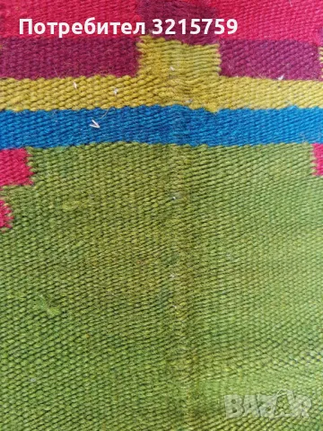 19век, тетевенски голям вълнен килим, рядък ,3.50 х 2.60м., снимка 10 - Антикварни и старинни предмети - 47905129