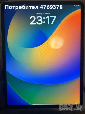iPad Pro 12.9” 256 GB Cellular – Space Gray (used, като нов), снимка 4 - Таблети - 53880636