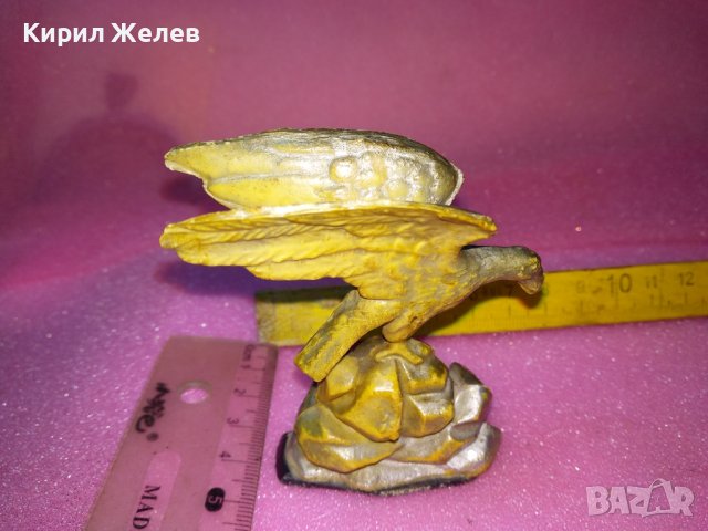 СТАРА БАКЕЛИТОВА ФИГУРКА на ОРЕЛ с РАЗПЕРЕНИ КРИЛЕ 42888, снимка 2 - Колекции - 44186539