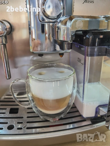 Saeco Xelsis инокс - внос от Австрия , на малко продукти , с консумативи, снимка 4 - Кафемашини - 54073837