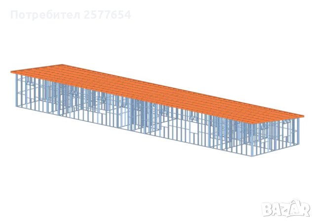 КРЕДИТ-Бунгала, Сглобяеми къщи, Преместваеми - 168м2 - два апартамента