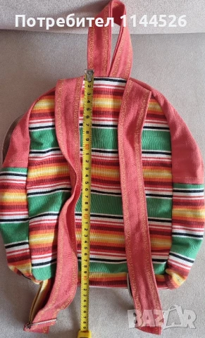 Ръчно шита раница и чанта през рамо за храна , снимка 3 - Раници - 51237093