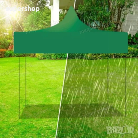 Гумирано Покривало за Шатра Хармоника Лукс Модел – 4.200кг 3х3 5 цвята, снимка 7 - Градински мебели, декорация  - 54181236